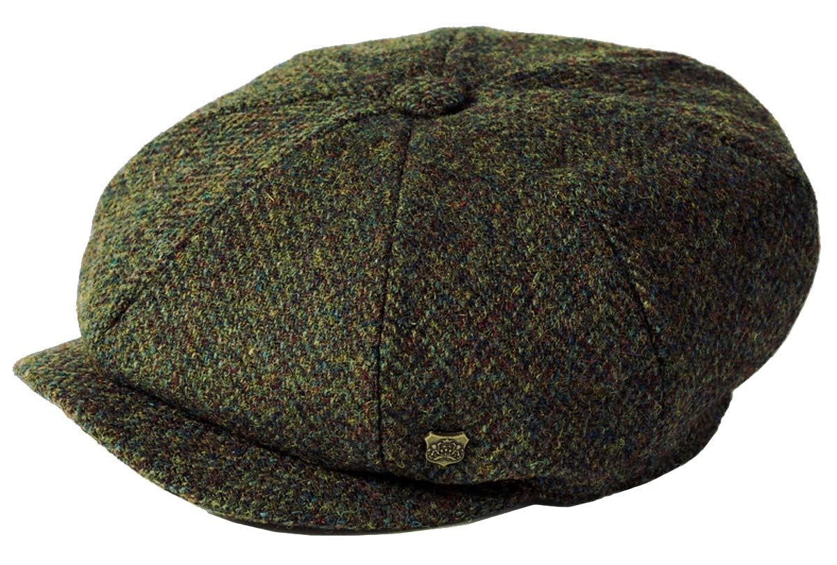 Failsworth Boys Pattern 2016 - Brown Millinery Carloway Harris Tweed Baker Cap (Latest Version) In Size: Xl (61Cm)