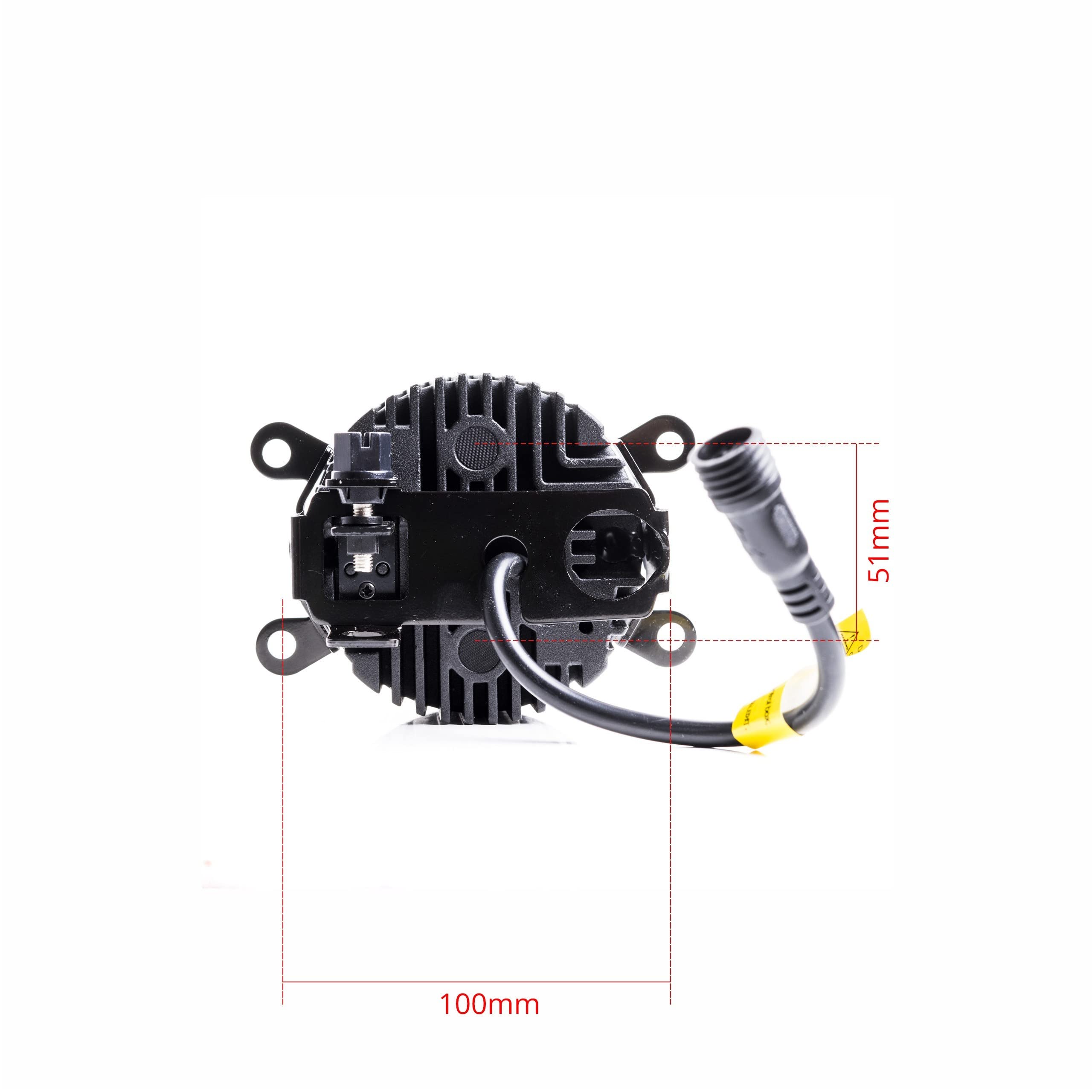 EinParts 2 en 1 Luz de circulación diurna del coche LED con certificado E4 R87, Luz Antiniebla Delantera Para Citroen, Dacia, Nissan, Opel, Fiat, Peugeot, Renault, Ford, Honda, Suzuki, Mitsubishi
