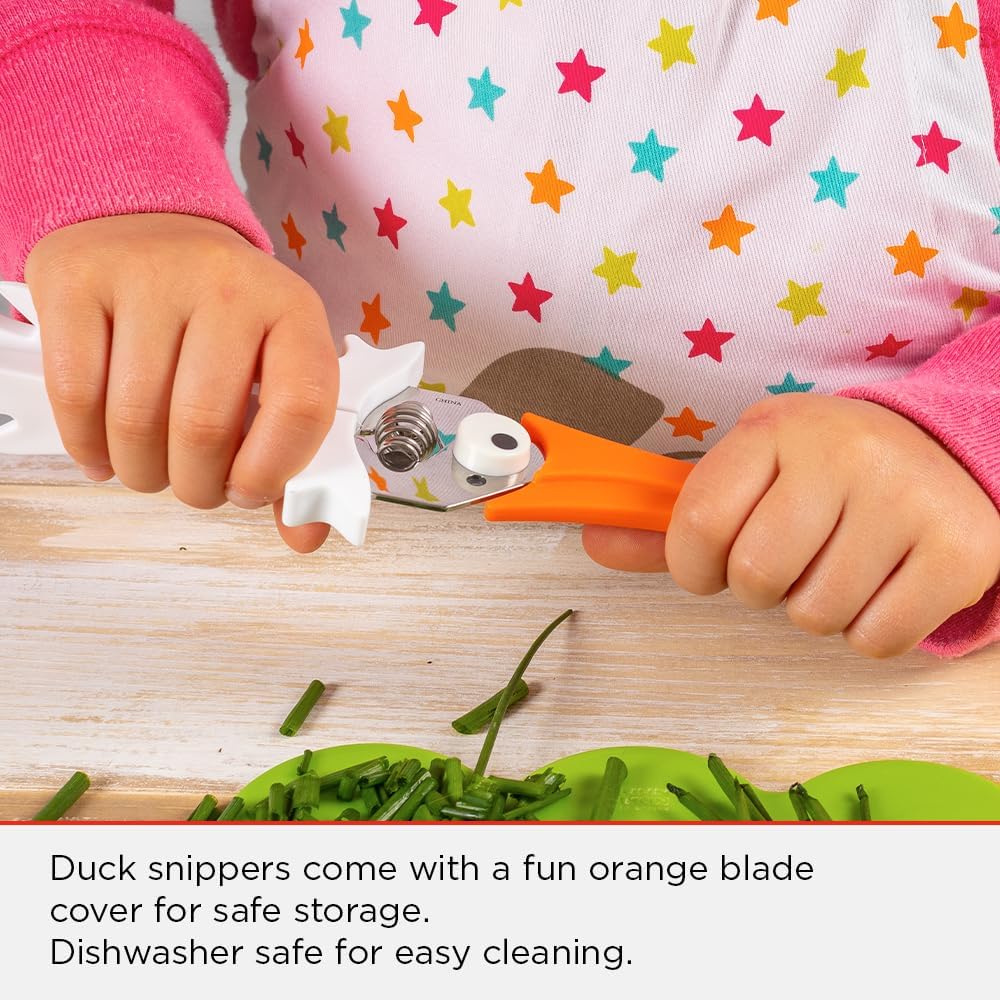 Kuhn Rikon 21271 Kinder Kitchen Essential Set, Pink and Purple, sharp enough to cut food but not small fingers