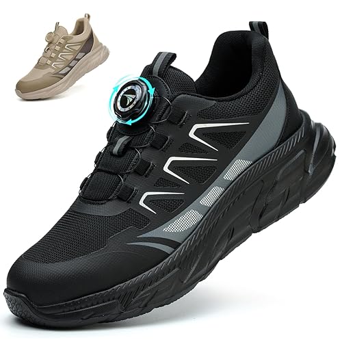 Chaussures de Sécurité Hommes Femmes Légère Baskets de Secruite Antidérapant