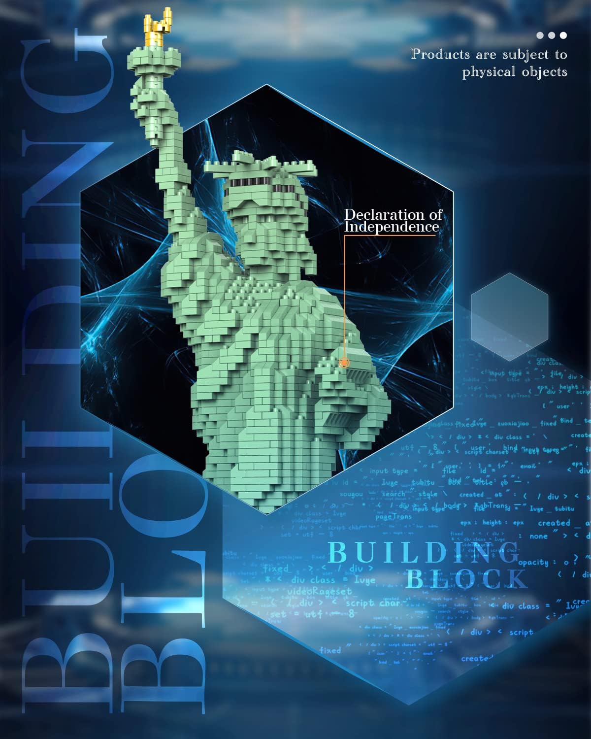 dOvOb Statue of Liberty Micro Mini Blocks Building Set (2510PCS) - Architectural Model Toys - Image 5