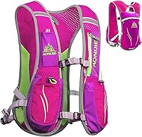 Vista 28 de TRIWONDER - Mochila de hidratación tipo chaleco de 1.45 galones, para correr, maratón, ciclismo y senderismo al aire libre