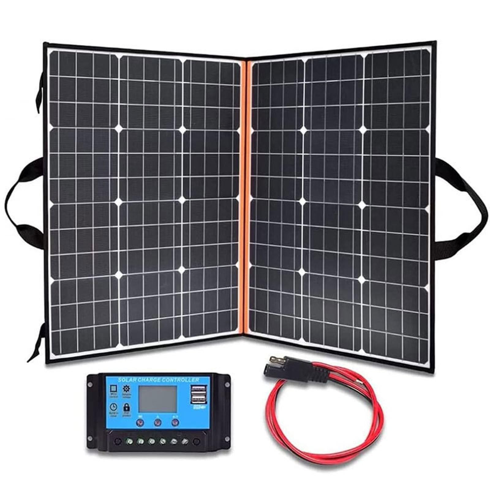 Panel solar fotovoltaico,Paneles solares plegables,para baterías de granjas en tejados marinos de vehículos recreativos y otras aplicaciones fuera de la red,200W