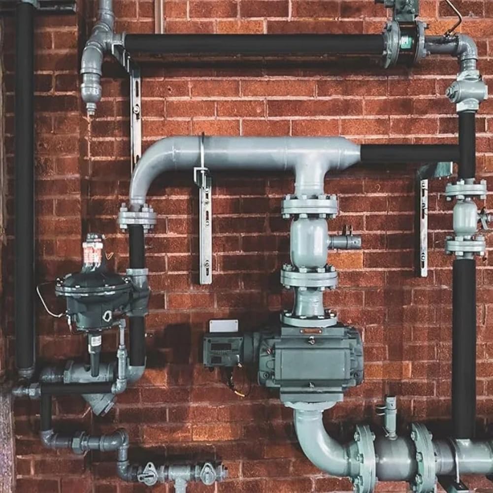 Pipe Insulation Tube, 34mm Sponge Heat Preservation Self-Adhesive Pipe Cover for Outdoor Air Conditioner Units, Silver