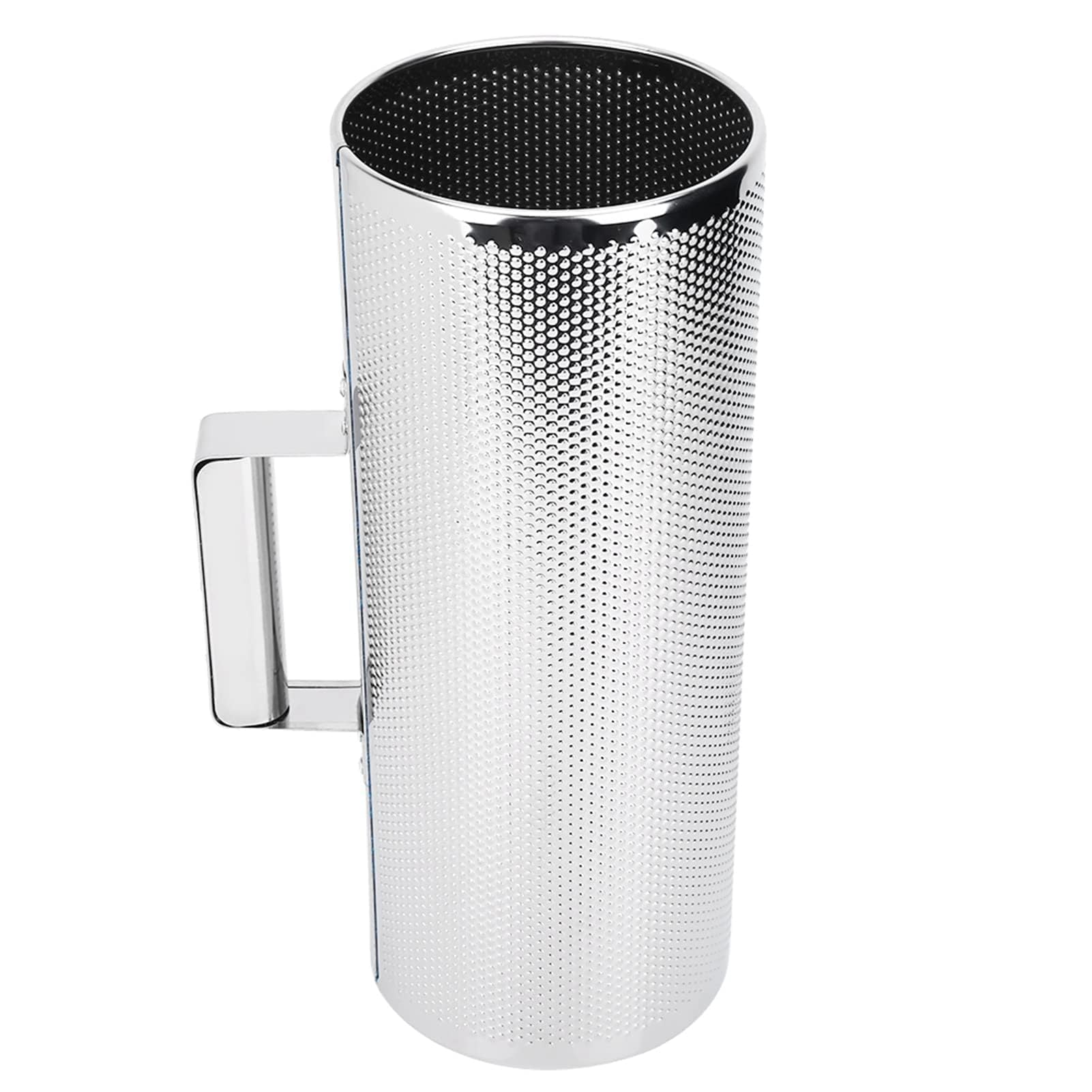 Instrumento de Percusi¨®n de Acero Inoxidable, Guiro de Metal de 5 * 12,8 Pulgadas con Raspador, Accesorios para Instrumentos Musicales