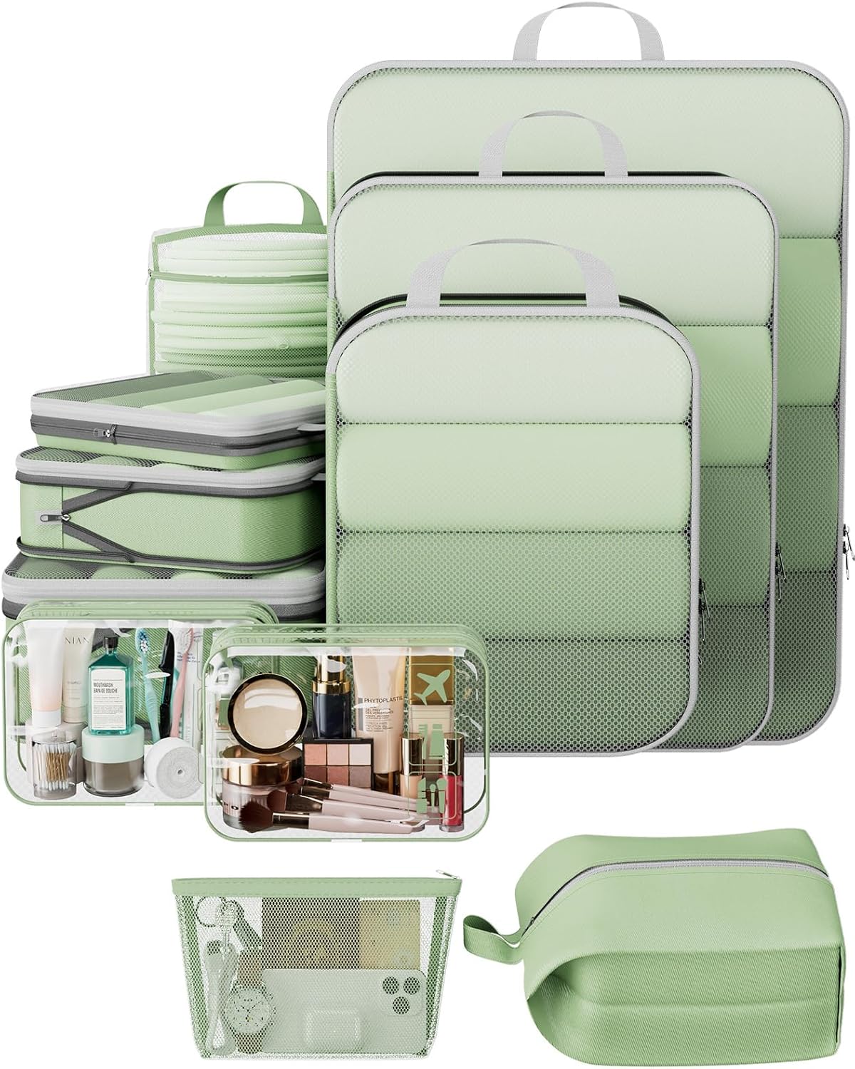 Veken 11-Piece Compression Packing Cubes Set