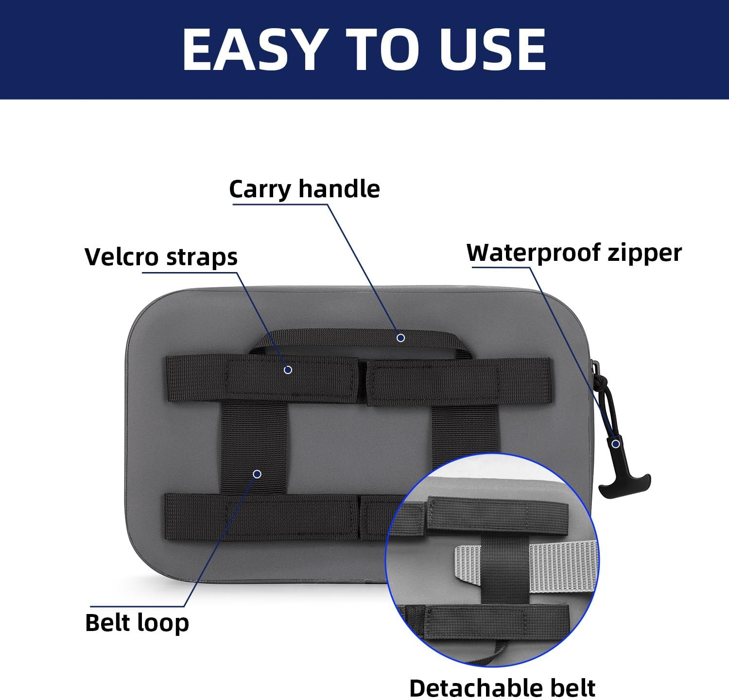 THURSO SURF Waterproof Fanny Pack Dry Bag Floating Pouch Bag Adjustable Waist Strap Keep Your Phone and Valuables Safe/Dry SUP Accessories for Kayaking Paddle Board Snorkeling Boating