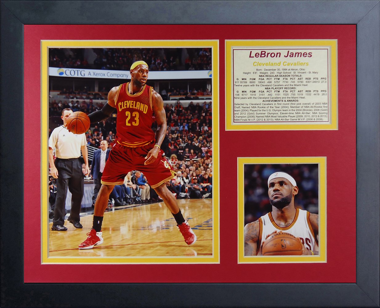 Legends Never Die Lebron James Cleveland Cavaliers Red Collage