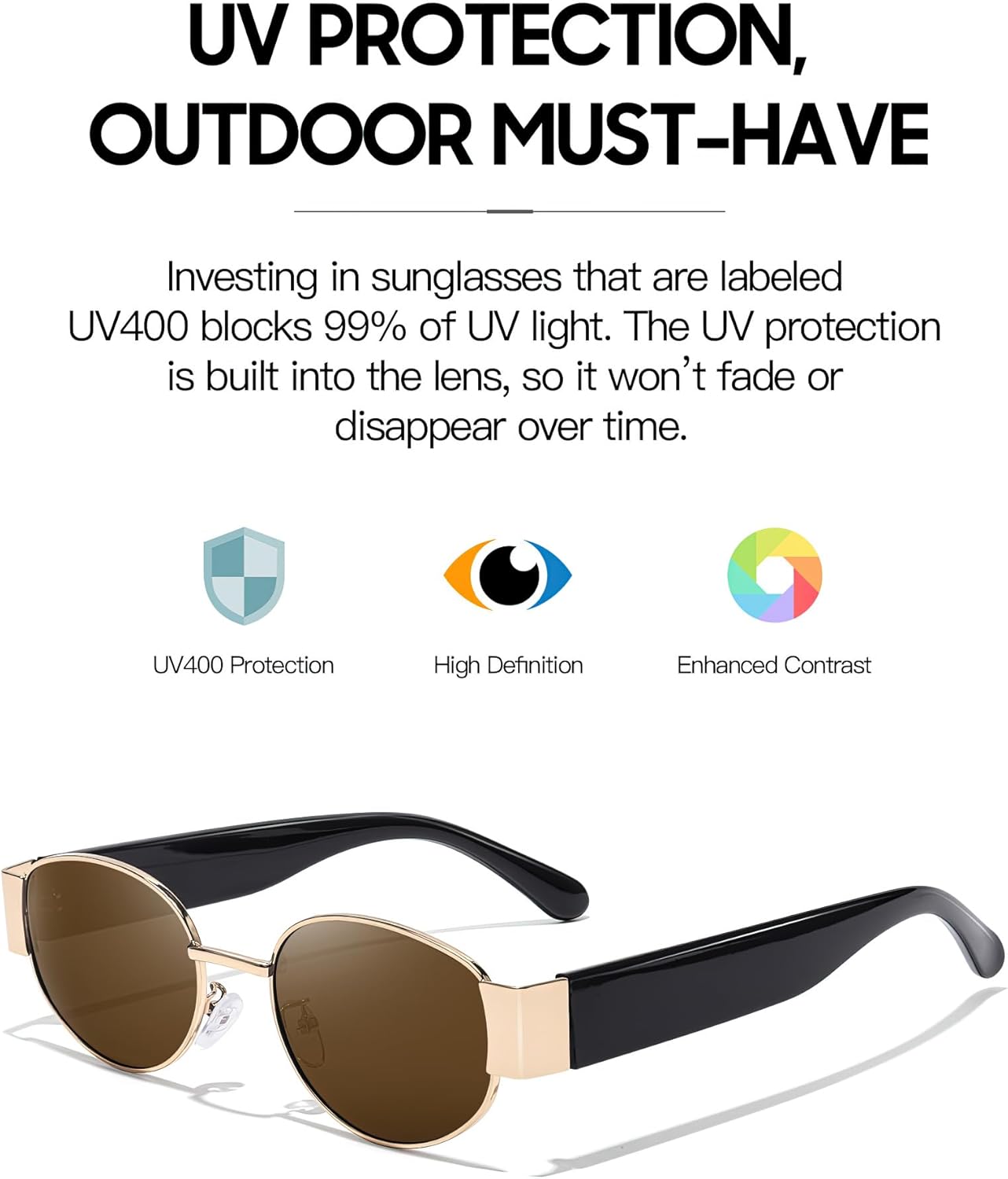 SODQW Retro Oval Sunglasses for Women, 90s Vintage Bangladesh Ubuy