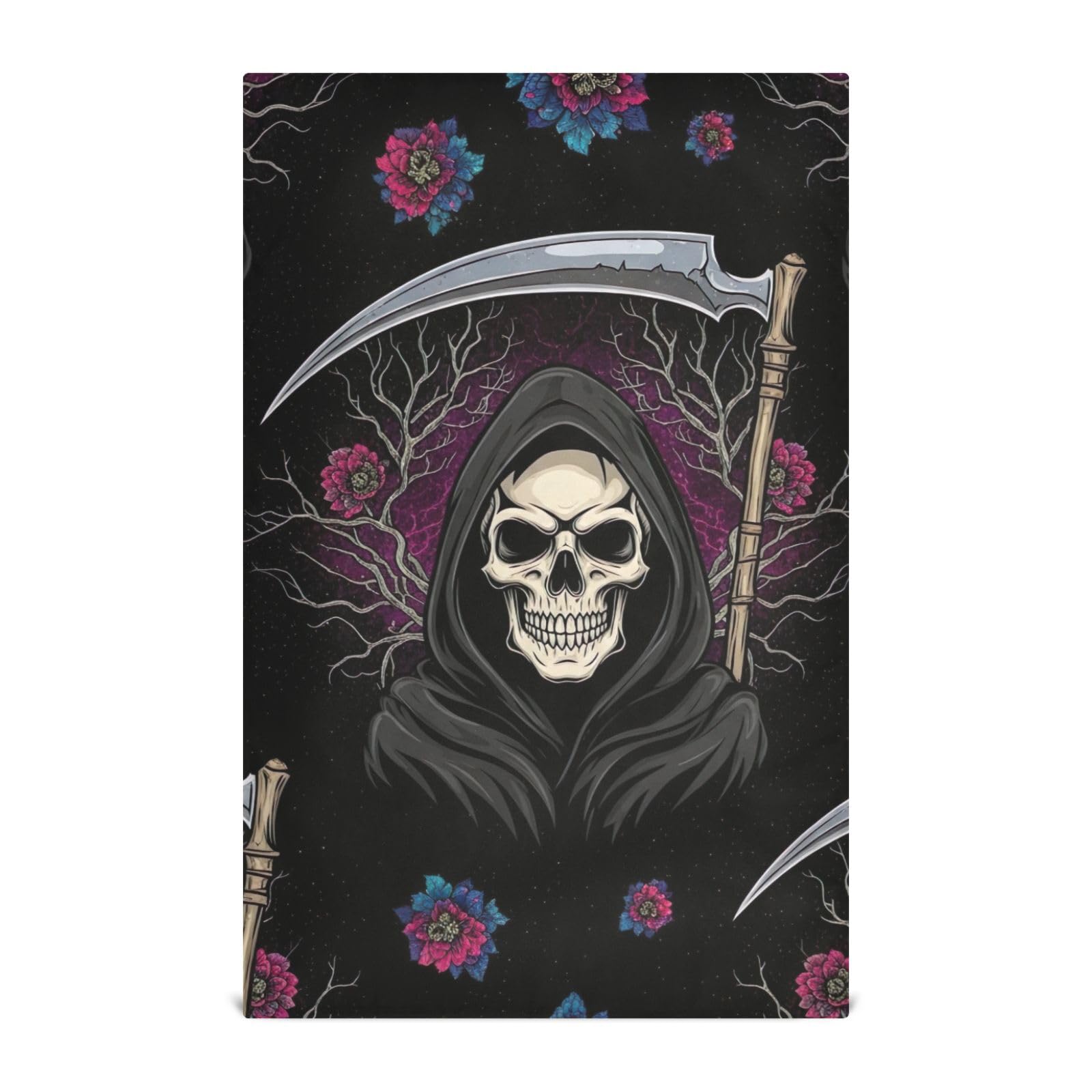 Torchons de cuisine gothiques noirs lot de 6 idée cadeau originale pour crémaillère