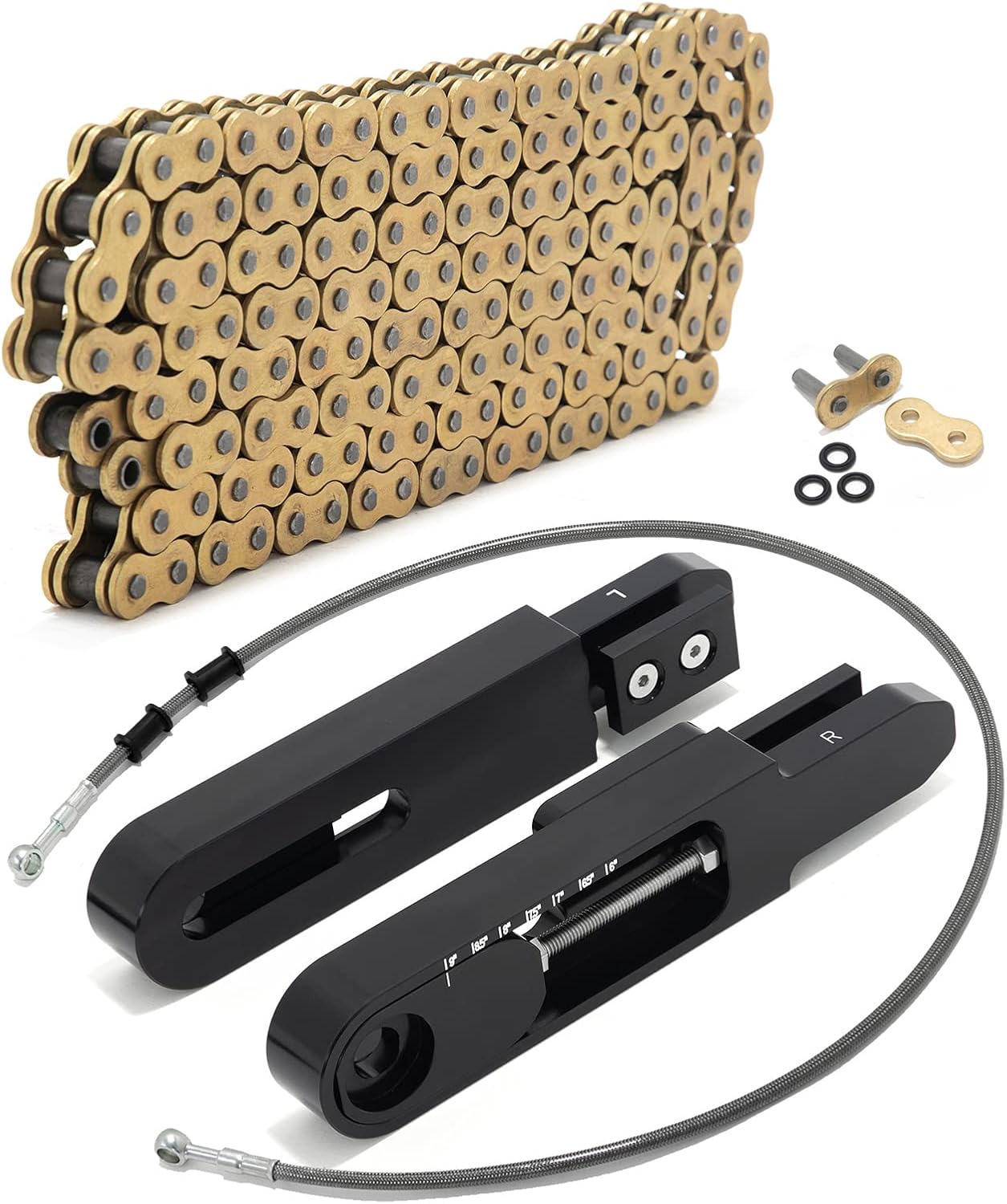 Smadmoto 6"9" Bolt on Swingarm Extensions Kit Brake Line