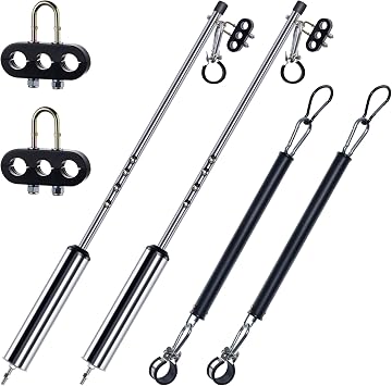 2PCS 40 Swivel Pogo Stick with 2PCS 16" Single Tender Spring Kit