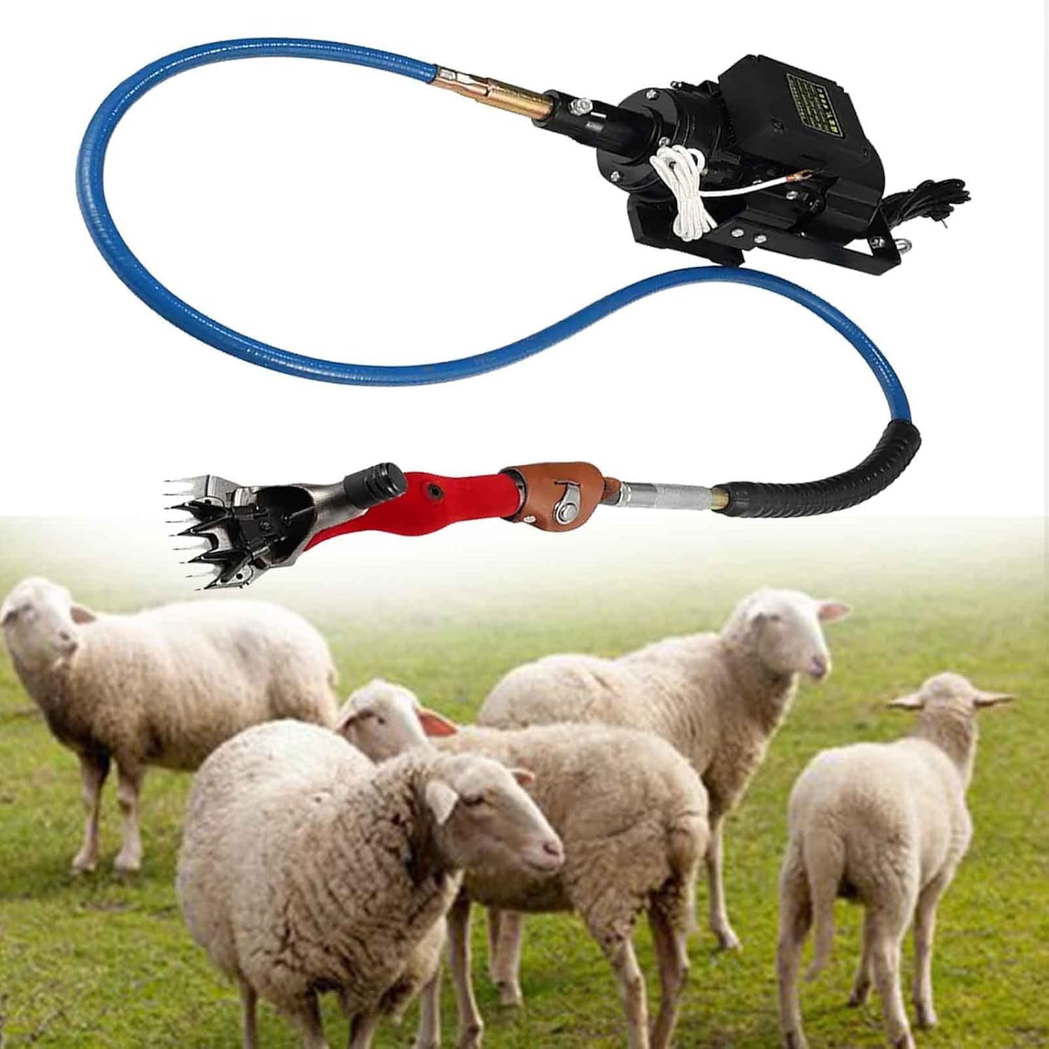 Esquiladora Eléctrica Ultraligera para Ovejas Y Cabras, Máquina Esquiladora Eléctrica para Ovejas Y Cabras, Tijeras De Corte De Eje Flexible, Tijeras De Lana, Esquiladoras para Ovejas Y Cab