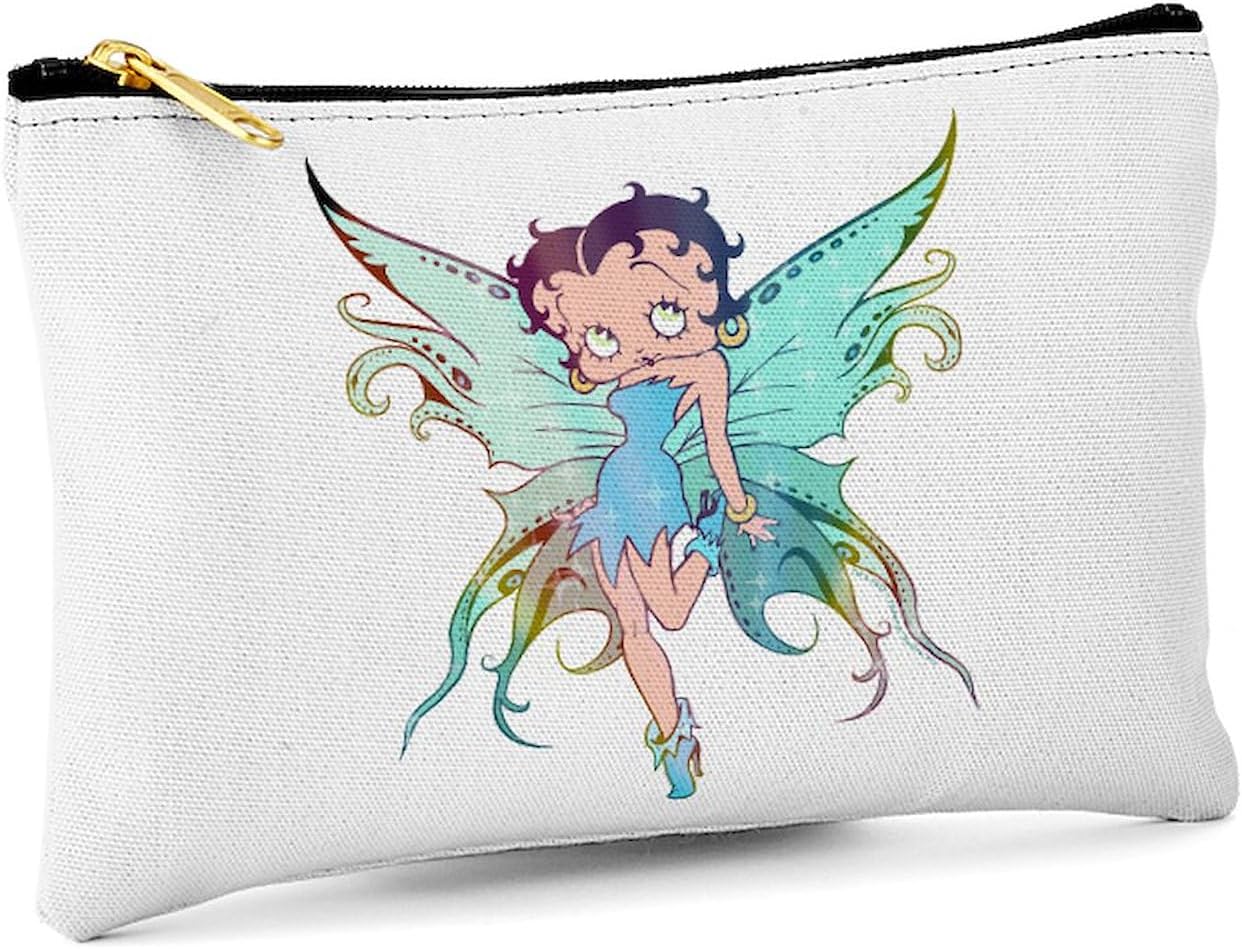 CafePress Betty Boop Folklore Fairy Zipper Makeup Pouch, 8.5"x6"