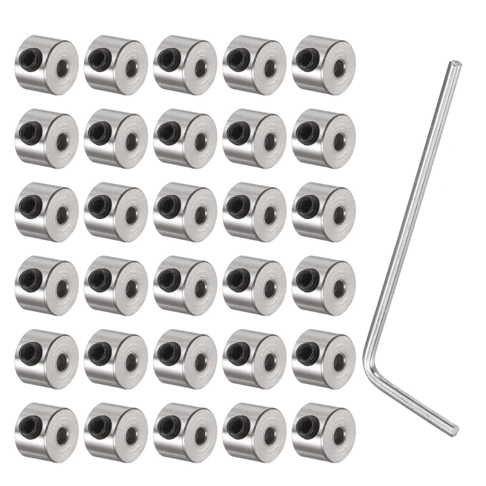 Nickel Plated Shaft Collars - 12 Pack -6