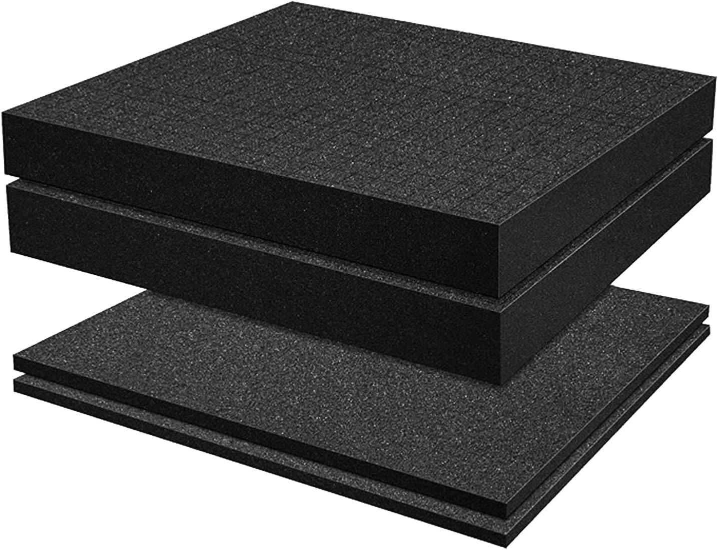 8 Pcs Pick And Pluck Foam 3 Sizes Pick Apart Foam Insert Pre-Cubed Pick Foam Padding Polyethylene Foam Sheets For Crafts Toolboxes Storage Drawer - View #2