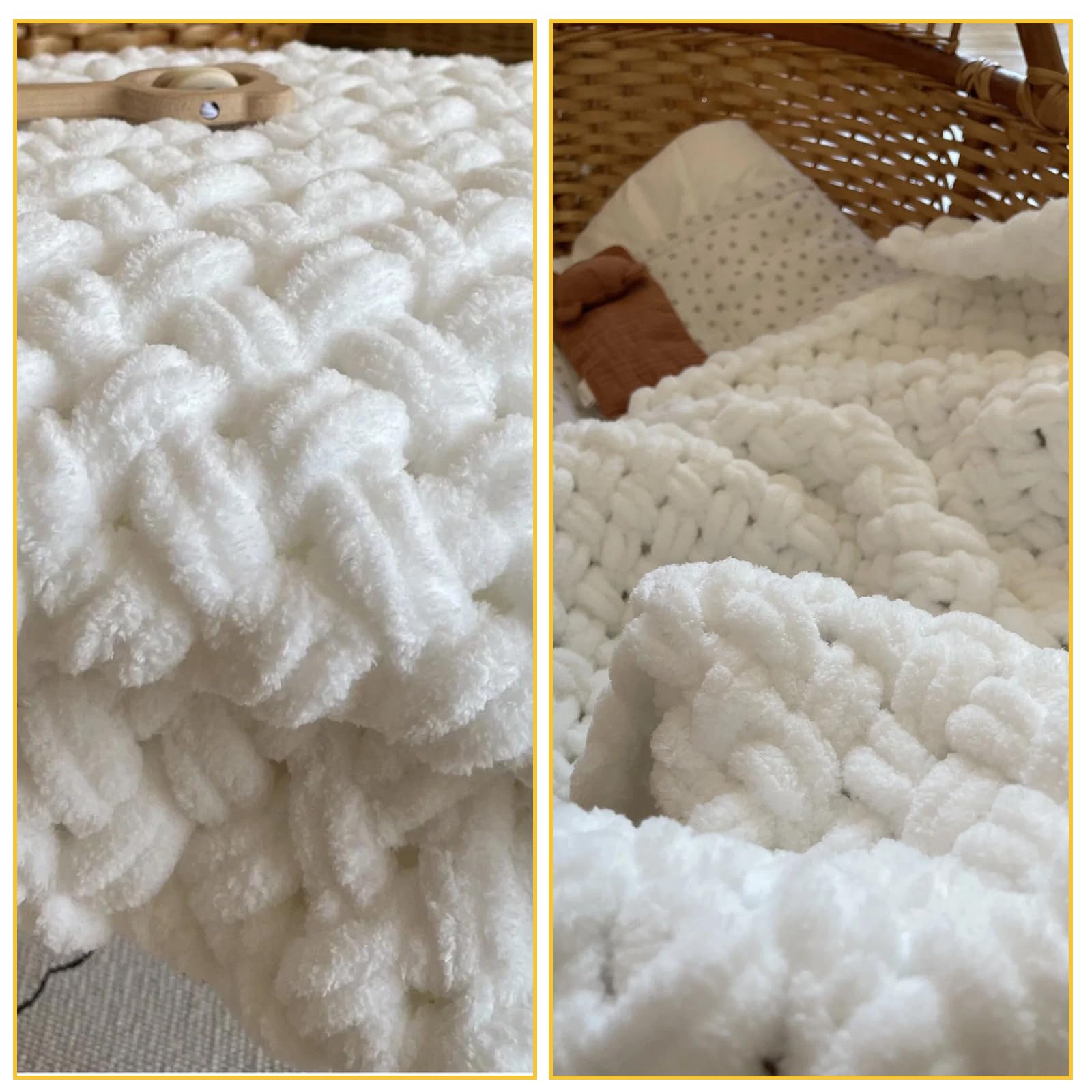 Lana Grossa POFIBO Per Lavori A Maglia, 500g (2x250g), Morbida E Soffice, Ideale Per Coperte E Borse Fai-da-te, XXL, Colore A Scelta - 2