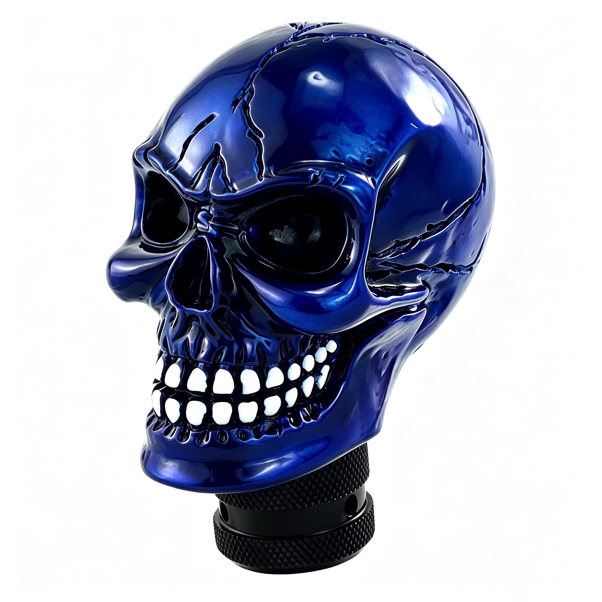 Lunsom Navy Blue Skull Shifter Knob