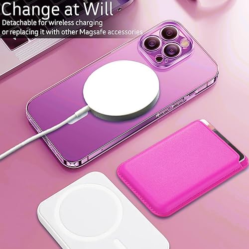 Miniatura 7 de BENTOBEN Funda magnética para teléfono compatible con MagSafe, cartera de piel sintética para iPhone 15, 14, 13, 12 ProPro MaxPlusMini Mag, funda