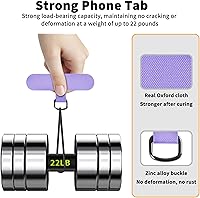 Vista 2 de TACOMEGE Phone Tether Tab for iPhone, Cell Phone Lanyard Patch, Phone Strap Replacement Part for All Full Phone Cases