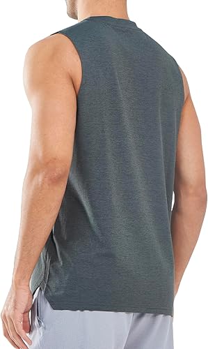 Miniatura 2 de NORTHYARD Camiseta sin mangas para hombre, para entrenamiento, correr, sin mangas, de secado rápido, camiseta muscular, chaleco deportivo