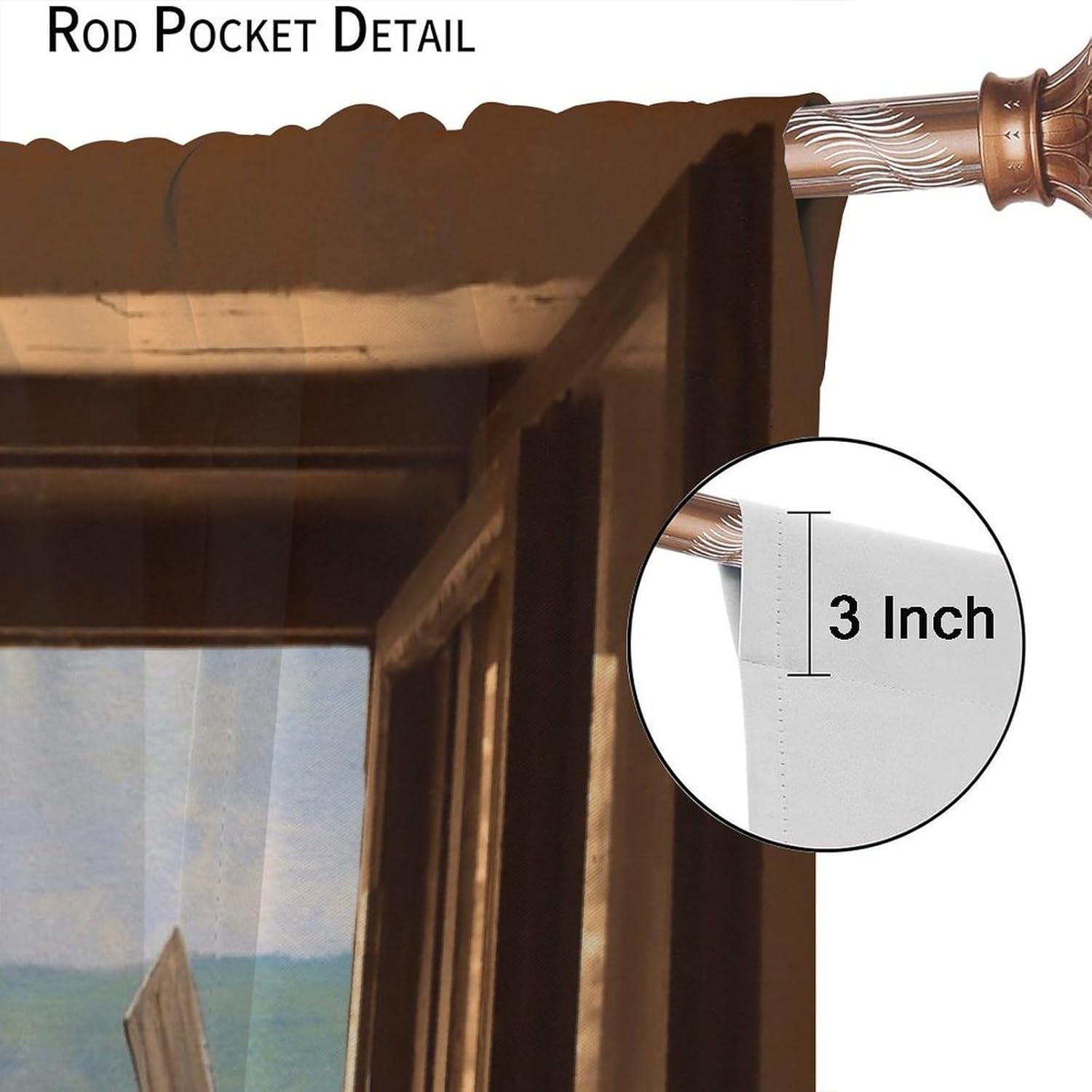 Vintage Farm Rooster Curtains,Traditional Rustic Animal Chicken Butterfly Nature Scenery Blackout Rod Pocket Window Curtain,for Child Living Room Bedroom Kitchen Cafe Farmhouse 42" W X 45" L