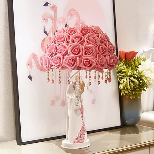 Miniatura 6 de Lámpara de mesita de nochelámpara de escritorio, estilo contemporáneo, lámpara de noche para dormitorio, lámpara de mesa romántica moderna y