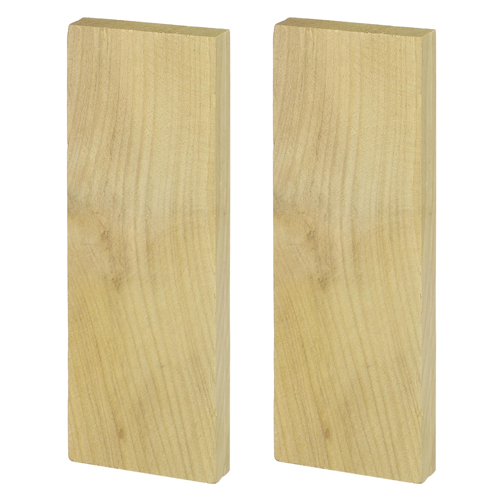sourcing map 2pcs Knife Handle Material 4.7" x 1.6" x 0.4" Knife Handle Scales Slabs Custom DIY Tool Material for Knives Making Blanks Blades DIY Crafts, Phoebe Wood