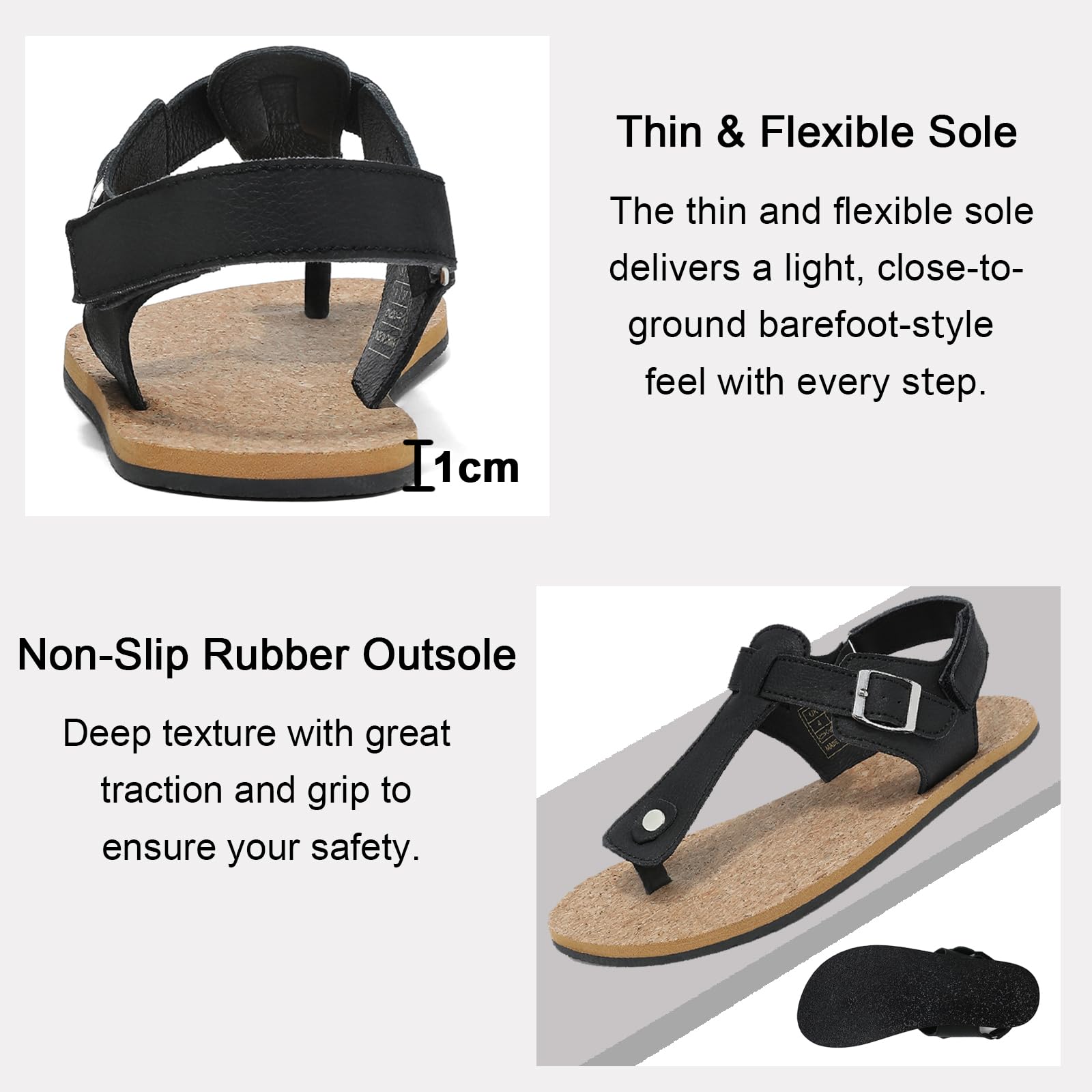 Sandalias Mujer Planas Verano Flip-flop Chanclas Sandalias de Playa Punta Abierta 37-42EU