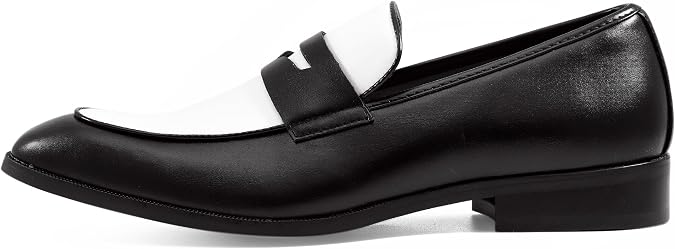 Amali Levi Two Tone Penny Loafer Slip-On Shoes for Men