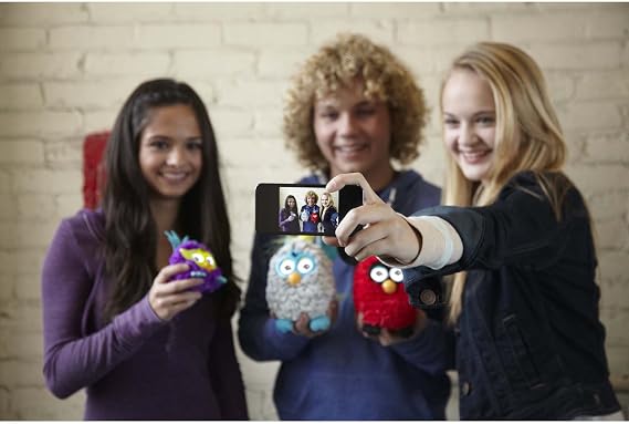 Furby Interactive Plush Red And Black