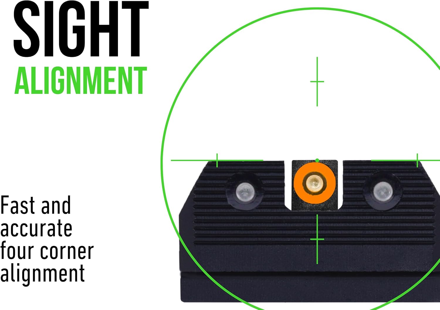 XS Sights R3D 2.0 Sights Compatible with Smith & Wesson CSX