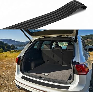Rear Bumper Guard for Honda Civic 7 8 9 10 8th 10th 2008-2021, Rubber Trunk Sill Protector Anti-Scratch Strip Car Exterior Styling Accessories Refit