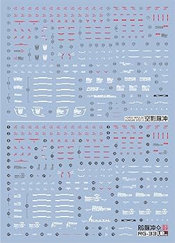 RG フォースインパルスガンダム SPECⅡ 社外水転写デカール付属 RG フォースインパルスガンダム SpecⅡ用水転写式デカール