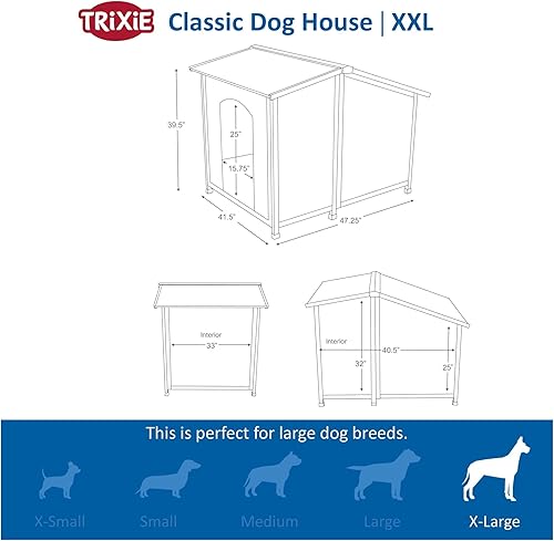 Vista 21 de Casa de perros Trixie Pet Products, Pino (Glazed Pine)