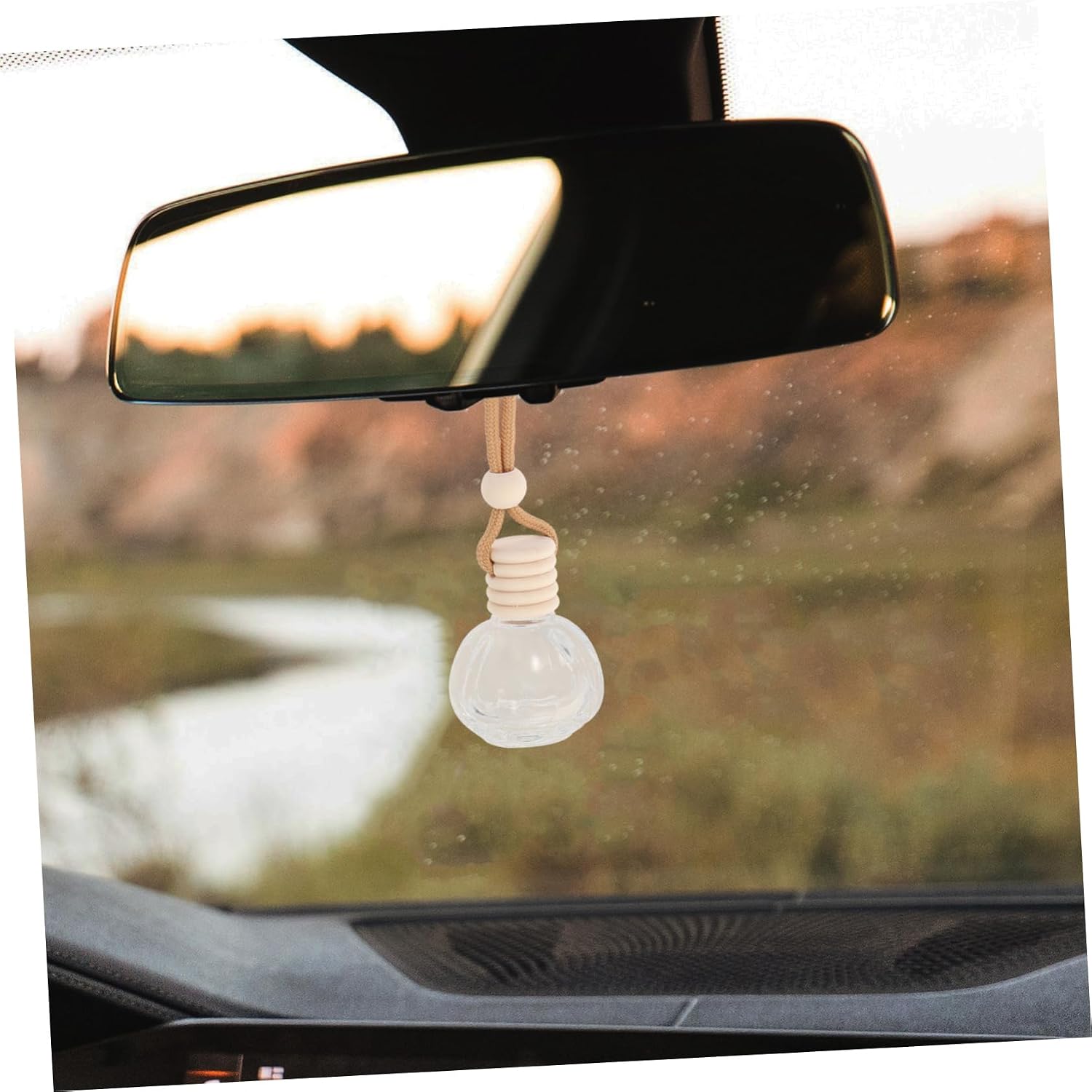 Halloween Season Car Fragrance Diffuser Bottle 6pcs 10ml Glass Wood image 2
