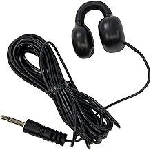 マクサー電機 イヤーカフ型 片耳イヤホン 有線 テレビ用イヤホン 3mケーブル 耳をふさがない モノラル 3.5mmプラグ MECTV-3 耳にスッと挟むだけ