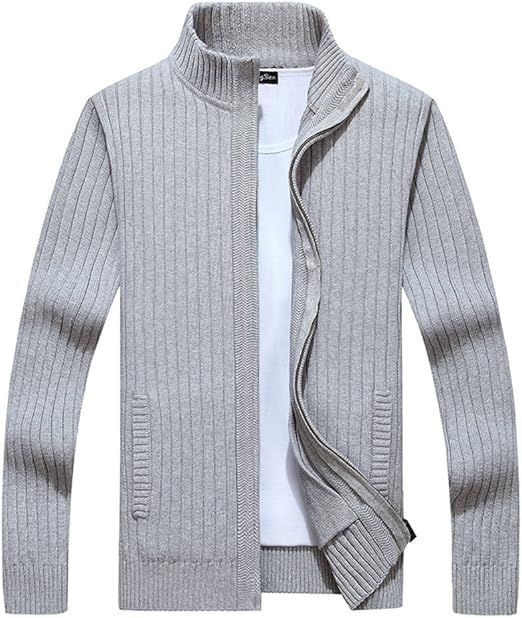 Amazon ティーエヌケーカンパニー Tnk Co メンズ 3色選択 厚手 ニット カーディガン セーター 1581 3xlライトグレー カーディガン 通販