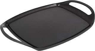 Crealys Plancha, Aluminio, Negro, 36,2 x 22,7 x 3,75 cm