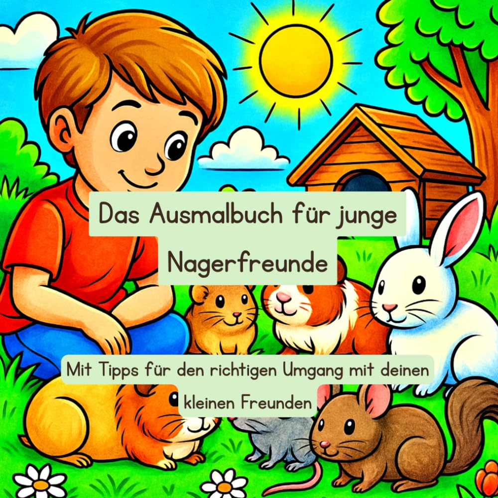 Das Ausmalbuch für junge Nagerfreunde: Mit Tipps für den richtigen Umgang mit deinen kleinen Freunden (Tierfreunde entdecken…)