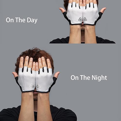Miniatura 5 de Guantes de ciclismo Antideslizante, almohadilla XRD que absorbe los golpes, guantes de ciclismo MTB ligeros y transpirables para hombres y mujeres