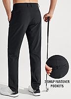 Vista 4 de Libin Pantalones de Golf para Hombre Elásticos de Trabajo Elegantes 30"/32"/34" de Secado Rápido Ligeros Casuales Cómodos con Bolsillos