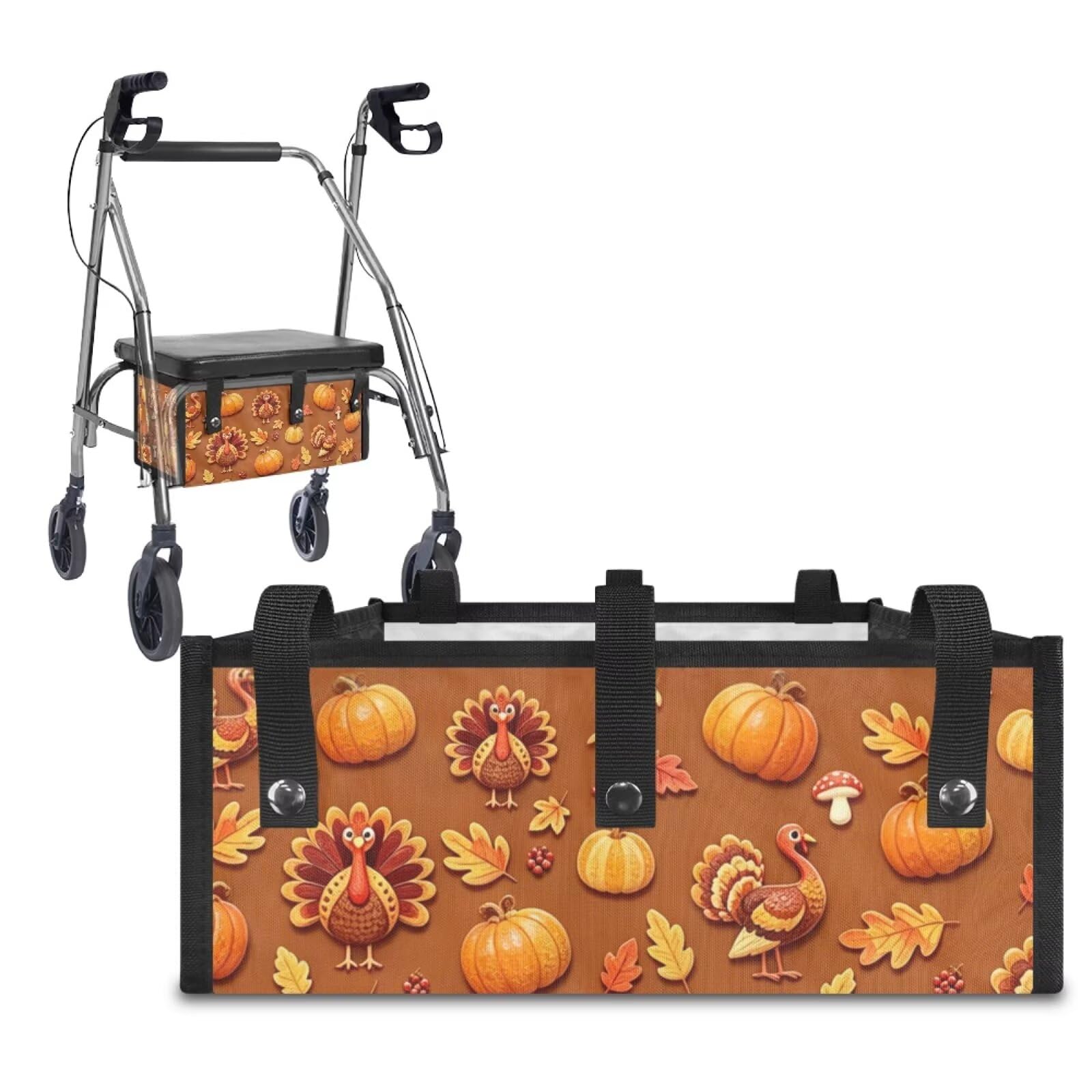 Walker Basket - Tropical Floral Under Seat Bag -20 Walker Basket - Tropical Floral Under Seat Bag -20