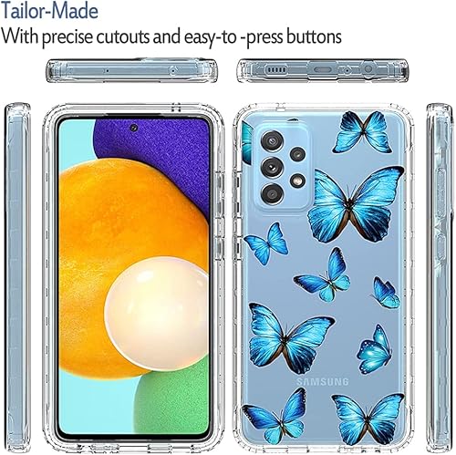 Miniatura 5 de Zoeirc - Carcasa transparente para Samsung Galaxy A52 5G y Galaxy A52 4G, Samsung A52 5G (TPU 360, cuerpo completo, a prueba de golpes, híbrido,