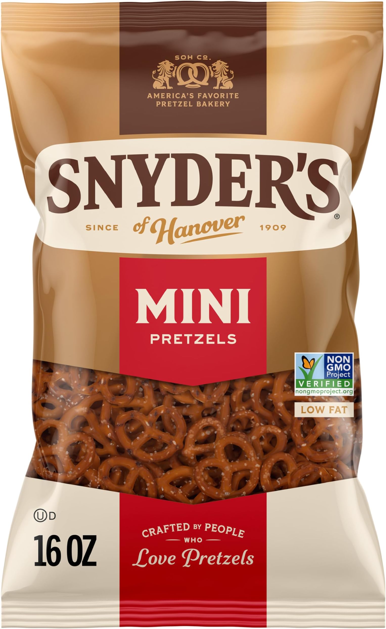 Snyder's of Hanover Mini Pretzels, 16 Oz Bag