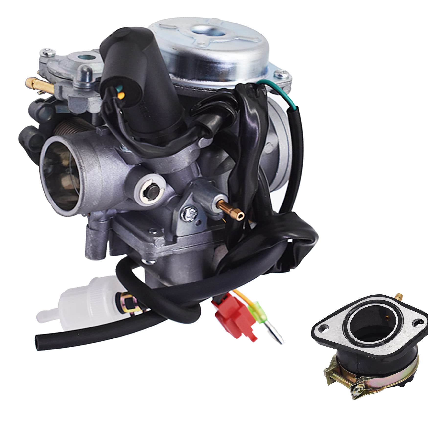 WFLNHB Carburetor Carb Replacement for Honda Elite CH250 Helix CN250 1985-2008 Replacement 16100-KS4-651 16100-KS4-759