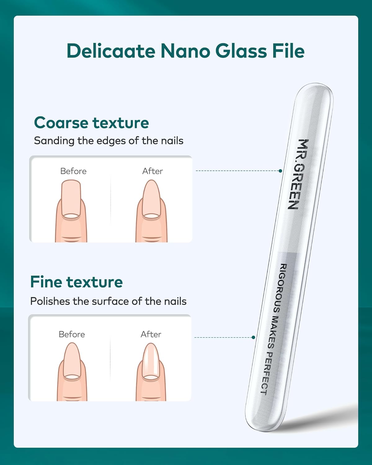 MR.GREEN 8-in-1 Manicure & Pedicure Set – Professional German Stainless Steel Nail Clippers Grooming Kit with Splash-Proof Nail Clipper & Leather Travel Case (Chestnut Brown) - Image 6