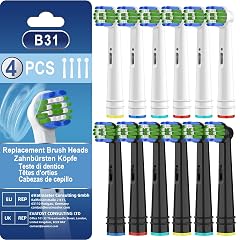 Replacement Toothbrush Heads Compatible with Oral B Braun 12 Pack Professional Electric Toothbrush Heads Compatible with Oral B