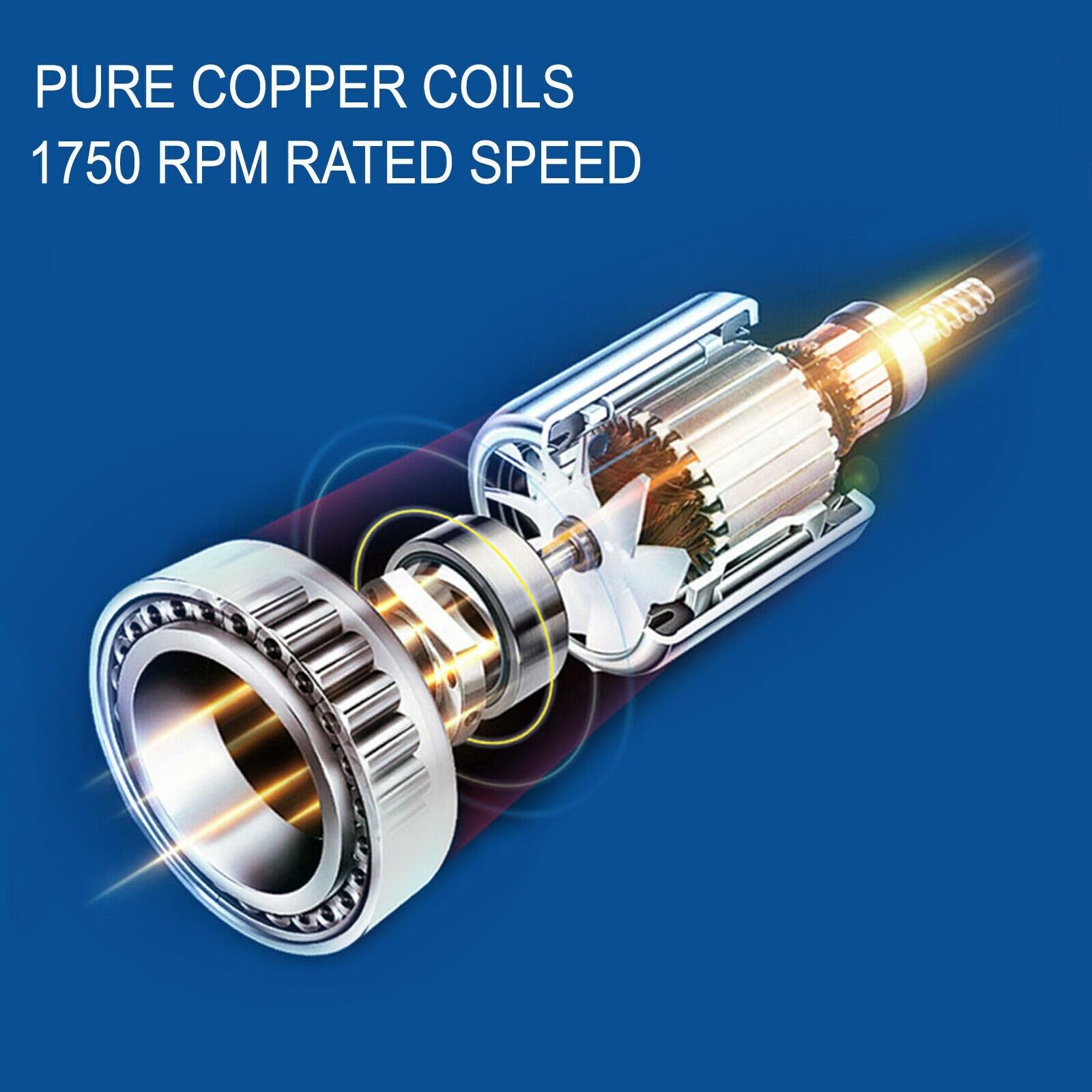 12V 90V 56C 1750RPM Imán permanente DC Motor TEFC Carcasa de acero con cepillo de carbón for función de procesamiento de alimentos Para principiantes Bricolaje(0.75HP 90V)