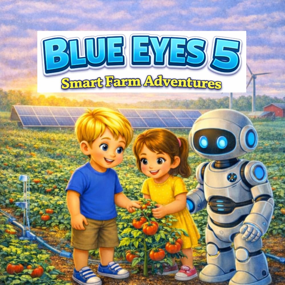 Blue Eyes 5: Smart Farm Adventures: A Story About Smart Farming and the Future of Food (Blue Eyes Adventures)